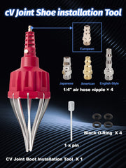 SKCOAUTO CV boot installation step visual showing quick expansion