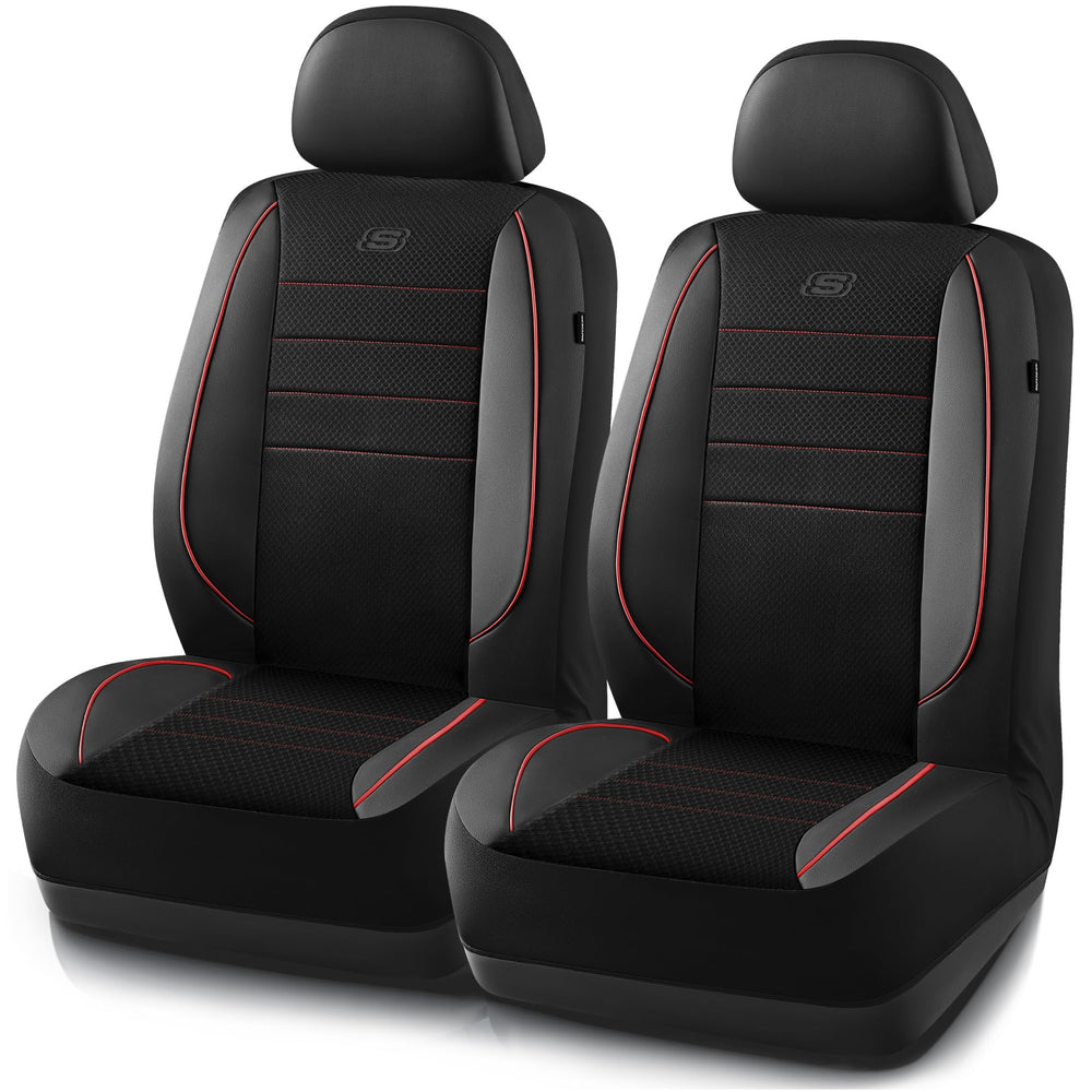 Skechers air-cooled memory foam seat cover on a front seat for cooling comfort
