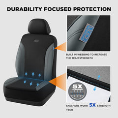 Skechers driving comfort seat cover enhances long drives and commutes.