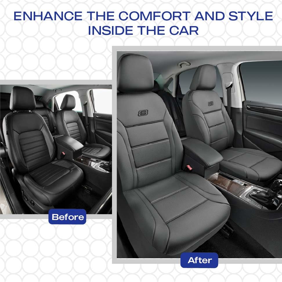 Skechers easy-care seat cover designed for quick cleaning after daily use.