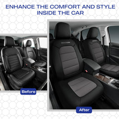 Skechers floor grey seat cover displaying durable protection