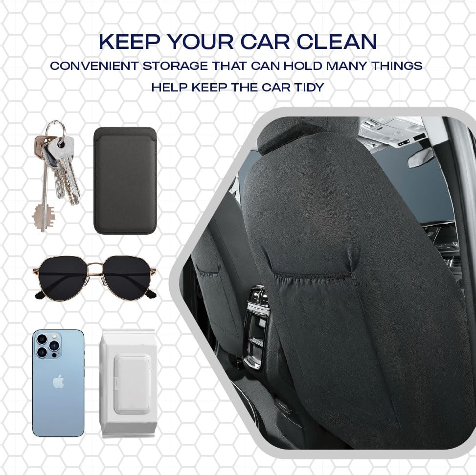 Skechers full-set compatibility image demonstrates broad vehicle fit for cars and SUVs.