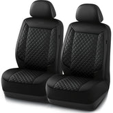 Skechers luxury faux leather seat cover on front seat for premium protection