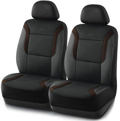 Skechers memory foam car seat cover in brown for front seats with plush support