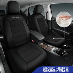 Skechers Memory Foam car seat cover airbag compatible design supports safe deployment