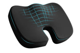 Skechers memory foam seat cushion front view for all-day desk comfort