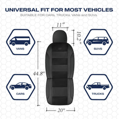 Skechers seat cover easy installation with no tools required.