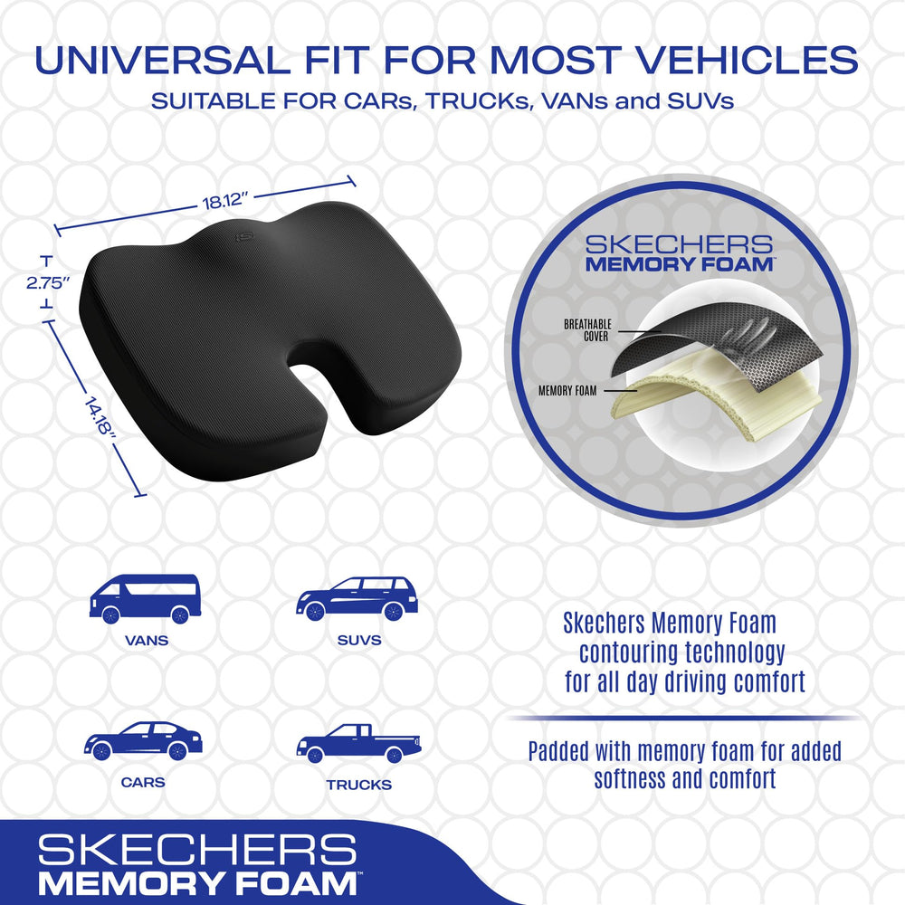 Skechers cushion cover with zipper machine washable for easy cleaning