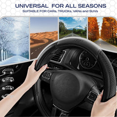 Skechers steering wheel cover packaging and service commitment