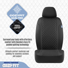 Skechers universal fit shown on various cars for broad compatibility