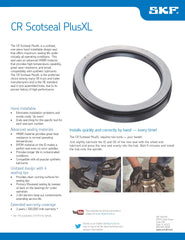 SKF Scotseal Plusxl seal installation-ready image confirms straightforward replacement