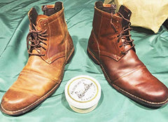 Skidmore's Leather Cream leaves a refreshed, satin-like finish.