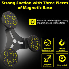 SKNOOY rubber-coated magnets protect paint and prevent slipping during off-road use