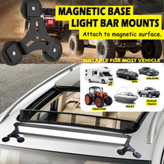 SKNOOY universal magnetic mounting base fits roof, hood, or side mounting