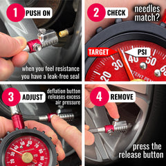 SKÖG RatchetSeal quick-connect simplifies valve access during tire checks.