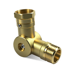 SKTMH adjustable swivel connector with 360° inlet for flexible faucet pairing.