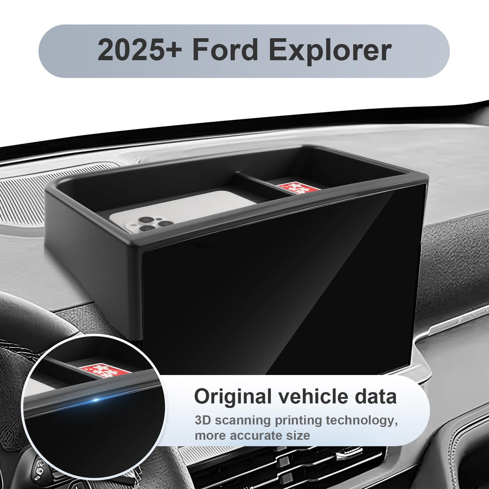 Non-slip mat in SKTU Explorer organizer reduces rattling while driving.