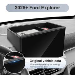 Non-slip mat in SKTU Explorer organizer reduces rattling while driving.