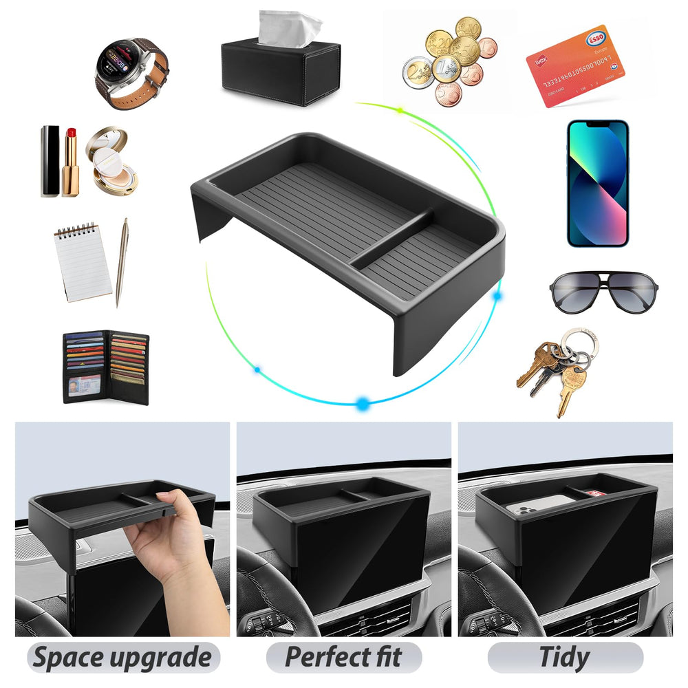 Upper and lower storage zones in SKTU Explorer organizer for quick access.