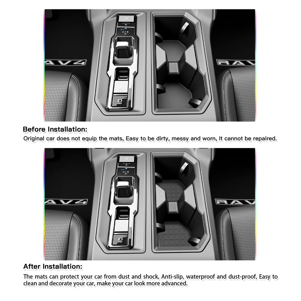 SKTU center console mat for 2026 RAV4 protects surfaces from dust and spills