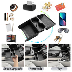 SKTU Tucson storage-compartments organize cards, coins, and lip balm for easy access.