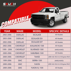 SKUCH 4X4 front control arms improve steering precision during off-road driving.