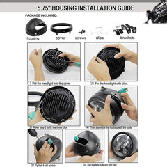 Packaging includes the SKUNTUGUANG headlight housing bucket assembly.