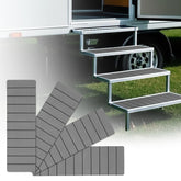 SkyJDM RV step covers full 24x7.5 inch four-pack on stairs for safer camper access