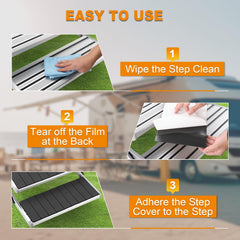 SkyJDM 6mm EVA foam cushions feet and reduces dirt transfer indoors.