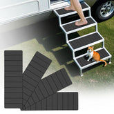 SkyJDM RV step covers with a non-slip foam surface for safer footing on outdoor stairs.