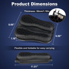 SkyJDM gel seat pad fits most motorcycles for year-round comfort.