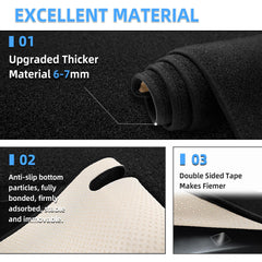 SkyloTEC dash cover on Avalanche protects surface from UV glare and cracking.