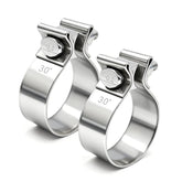 Skymiro 3inch exhaust clamp fits 3in OD pipe for secure connections.