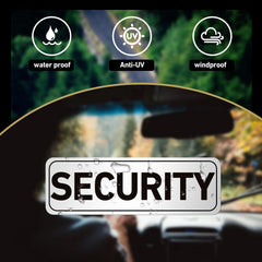 Skyygemm night-day visibility magnet sign supports patrol vehicle identification.