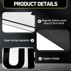 Skyygemm waterproof magnetic sign withstands rainy driving conditions.