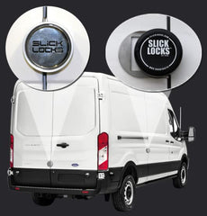Slick Locks FD-TR-FVK-Slide-TK rear-doors puck locks protect cargo with weather shields.