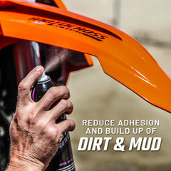 Slick Products barrier reduces dirt adhesion for easier cleanups.
