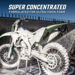 Slick Products truck wash leaves a glossy, protected finish after rinse.