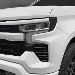 SlickMod smoke tint headlight on Silverado 1500 adds bold gloss and durability.