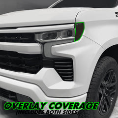 SlickMod smoke tint sidemarker for Silverado 1500 enhances visibility and style.