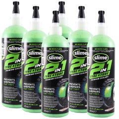 Slime 10193-6PK packaging shows six bottles for easy storage and on-the-go use.