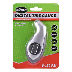 Slime 20017 digital tire gauge display for quick, accurate pressure checks.