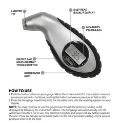 Slime 20017 replaceable batteries simplify maintenance while keeping you on the road.