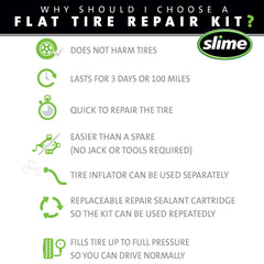 Slime 50122 storage bag and simple setup instructions.