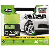 Slime Smart Spair Ultra kit assembly shows quick, on-road tire repair readiness