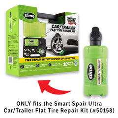 Slime Smart Spair Ultra kit compatibility image showing easy installation.