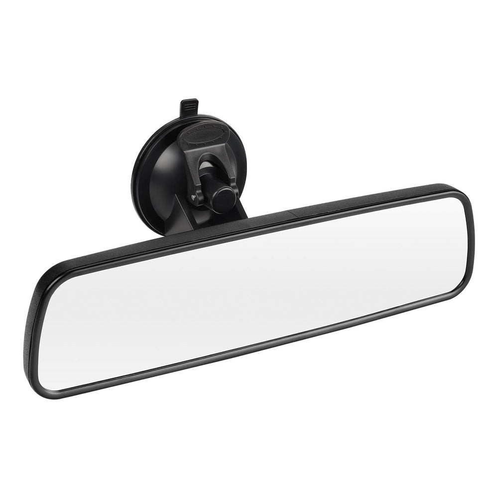 SLIIMU rear view mirror with suction, 9.6-inch view for clearer lane awareness.