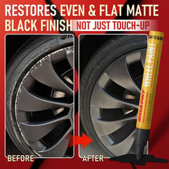 Replaceable paint-pen tip ensures consistent coverage on wheel scratches