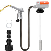 SMART JERRY battery-powered transfer pump in portable cordless setup for fueling on the go.