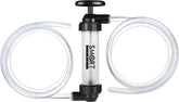 SMART JERRY clear-view siphon design for easy monitoring during fuel transfer.